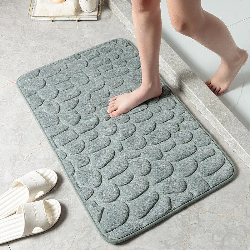 Tapis en mousse à mémoire de forme ultra absorbant 